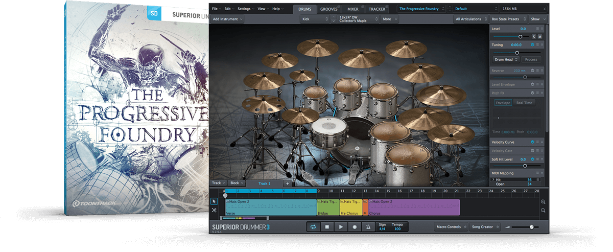 Toontrack SDX -  The Progressive  Foundry